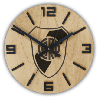 Reloj de Pared ESCUDO RIVER 30cm, 40cm
