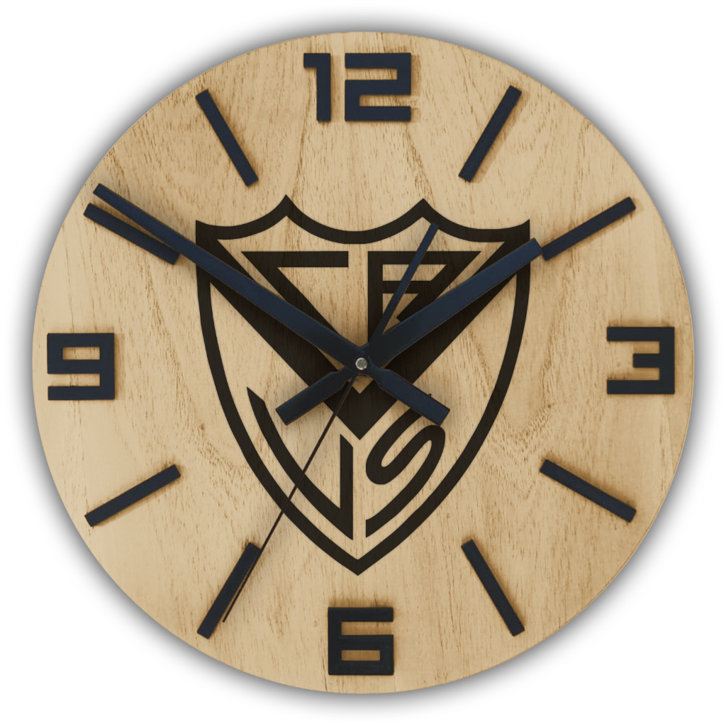 Reloj de Pared ESCUDO VELEZ 30cm, 40cm