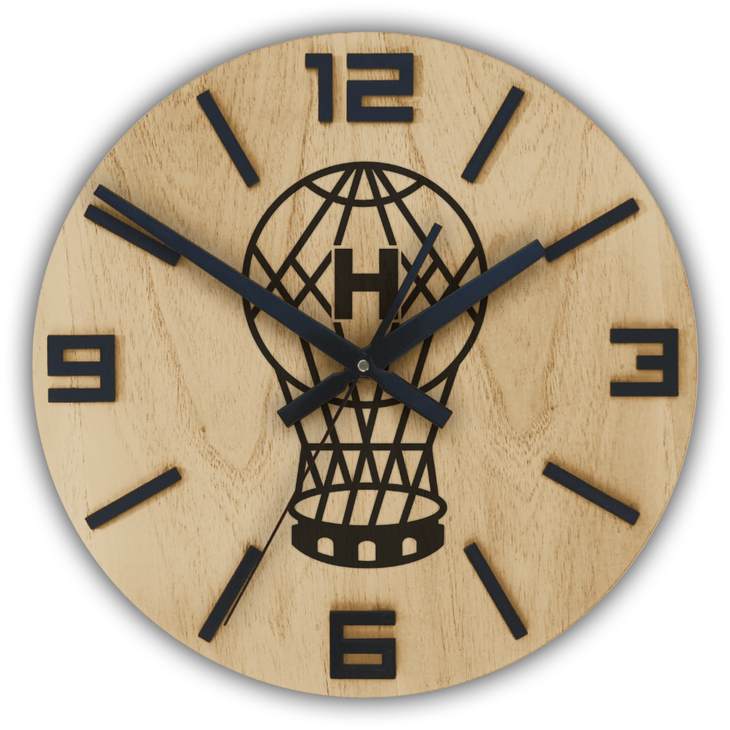 Reloj de Pared ESCUDO HURACAN 30cm, 40cm
