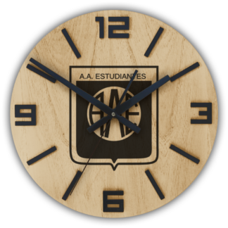 Reloj de Pared ESCUDO ESTUDIANTES RÍO CUARTO 30cm, 40cm