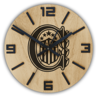 Reloj de Pared ESCUDO ROSARIO CENTRAL 30cm, 40cm