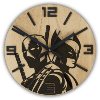 Reloj de Pared DEADPOOL Y WOLVERINE 30cm, 40cm