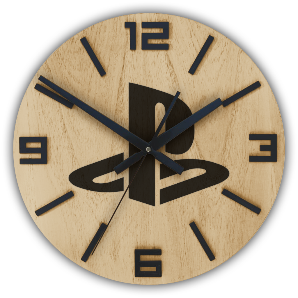 Reloj de Pared PLAY STATION LOGO 30cm, 40cm