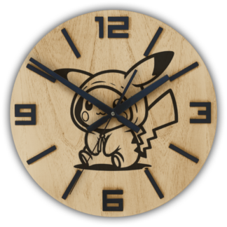 Reloj de Pared PIKACHU 30cm, 40cm