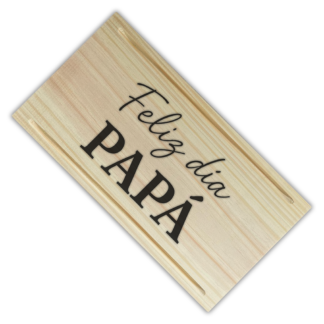 Tabla Rectangular Pino FELIZ DÍA PAPÁ