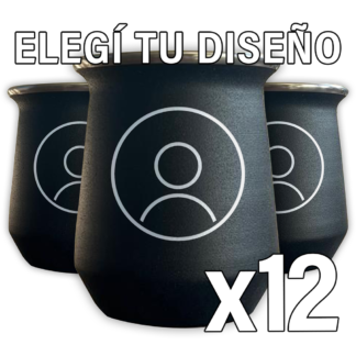 Mates Acero Tipo “Stanley” Personalizados x12u.