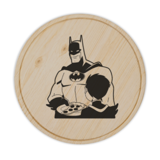 Tabla Pizzera 35cm BATMAN Y ROBIN