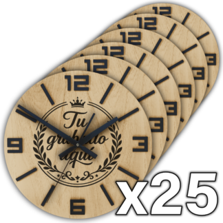 Relojes Personalizados Pack x25u.