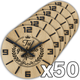 Relojes Personalizados Pack x50u.